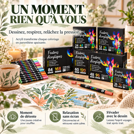 ACRYLI™ - Votre pause créative du quotidien